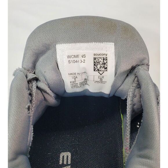 Women's Saucony Everun Gray Mesh Athletic Running Sneakers‎ SZ 8 - Picture 7 of 12